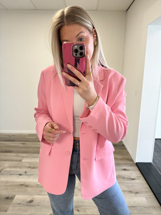 Oversized blazer | Lynn | Licht roze