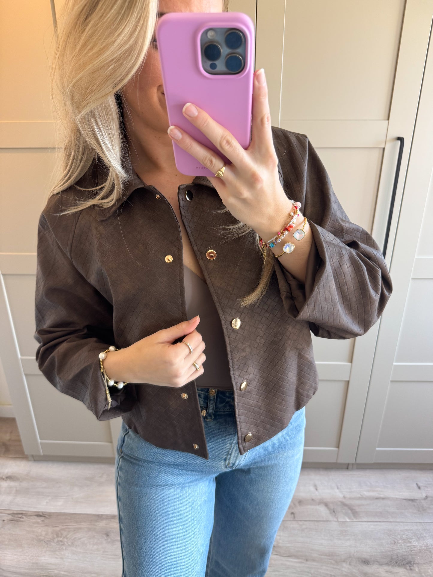 Jacket | Leather | Bruin