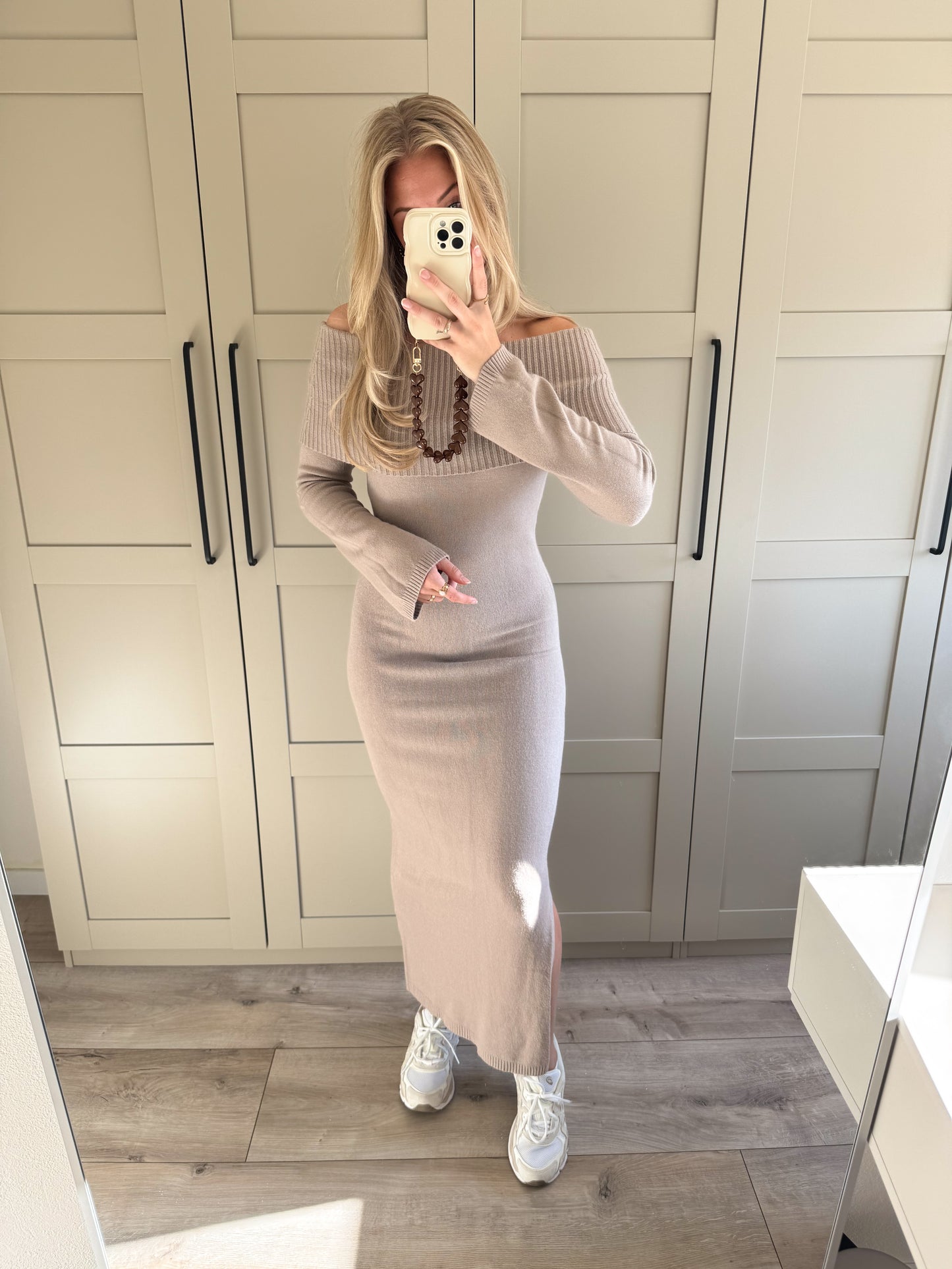Jurk | Lotte | Beige