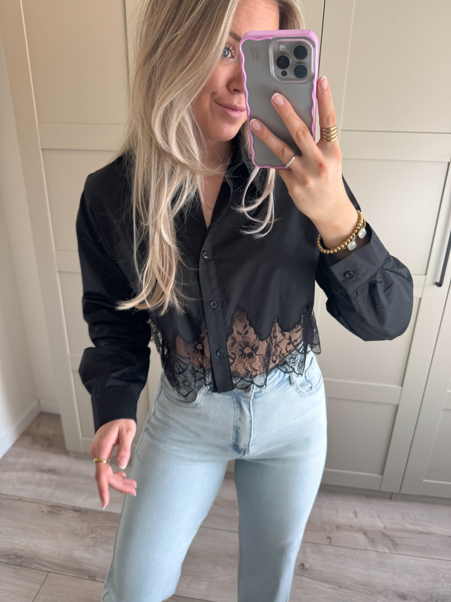 Blouse | Zoë | Zwart