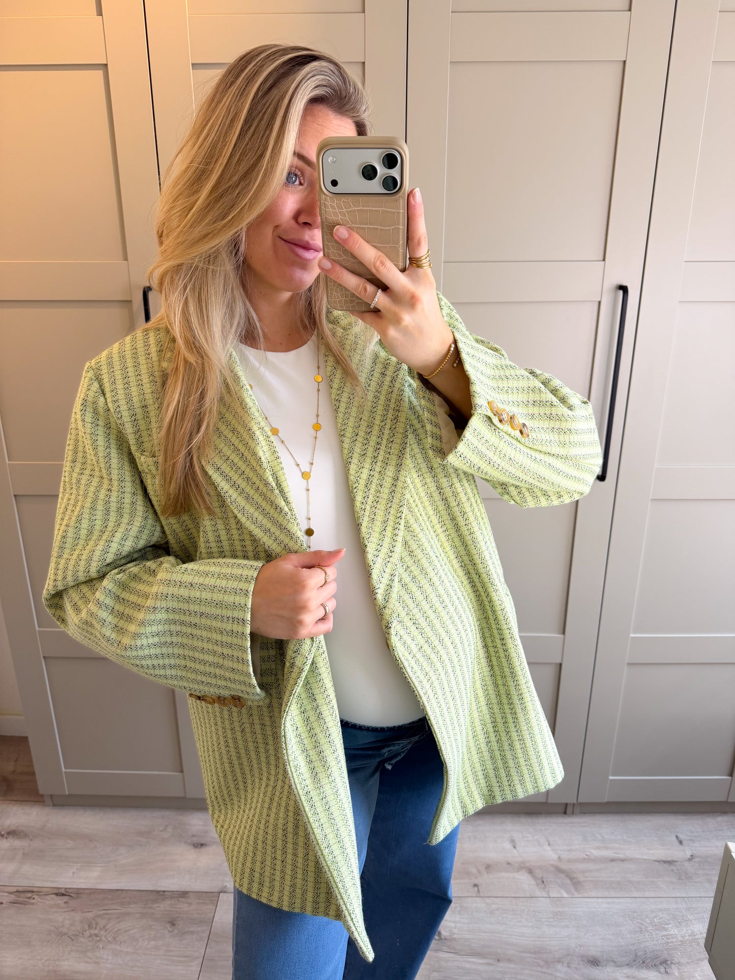 Blazer | Boxy | Neon groen