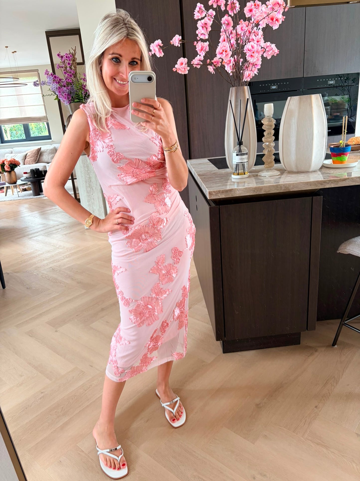 Jurk | Cato special | Licht roze