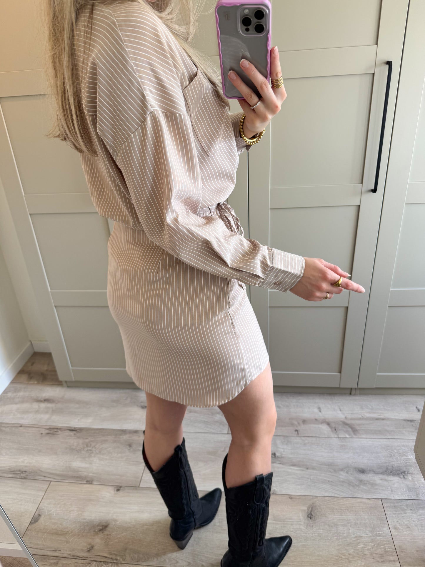 Set | Dini | Beige streep