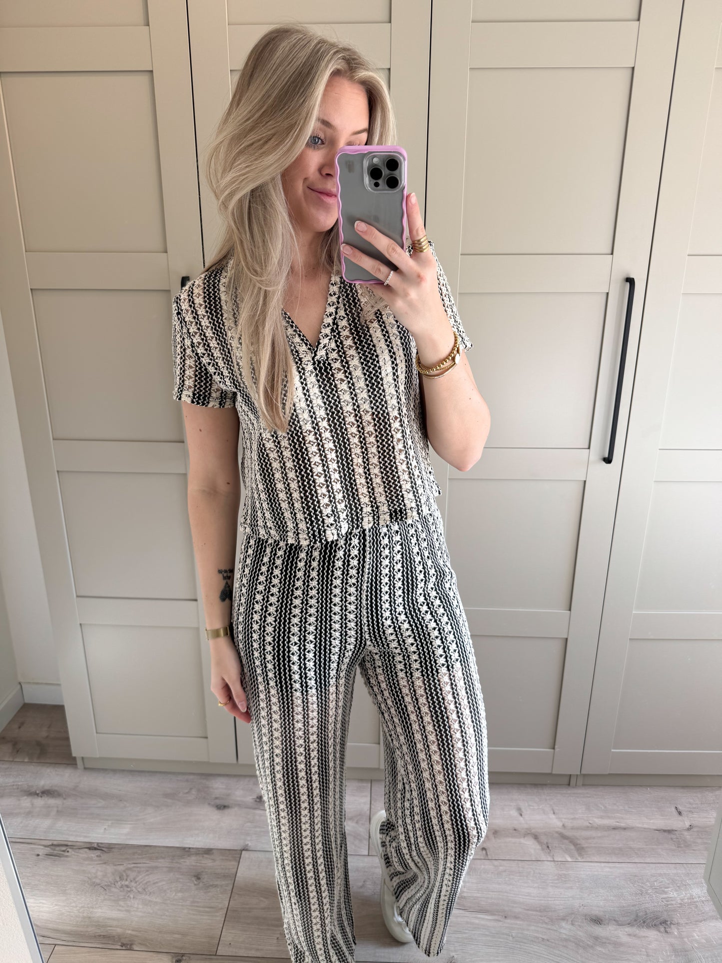 Set | Roos | Zwart beige