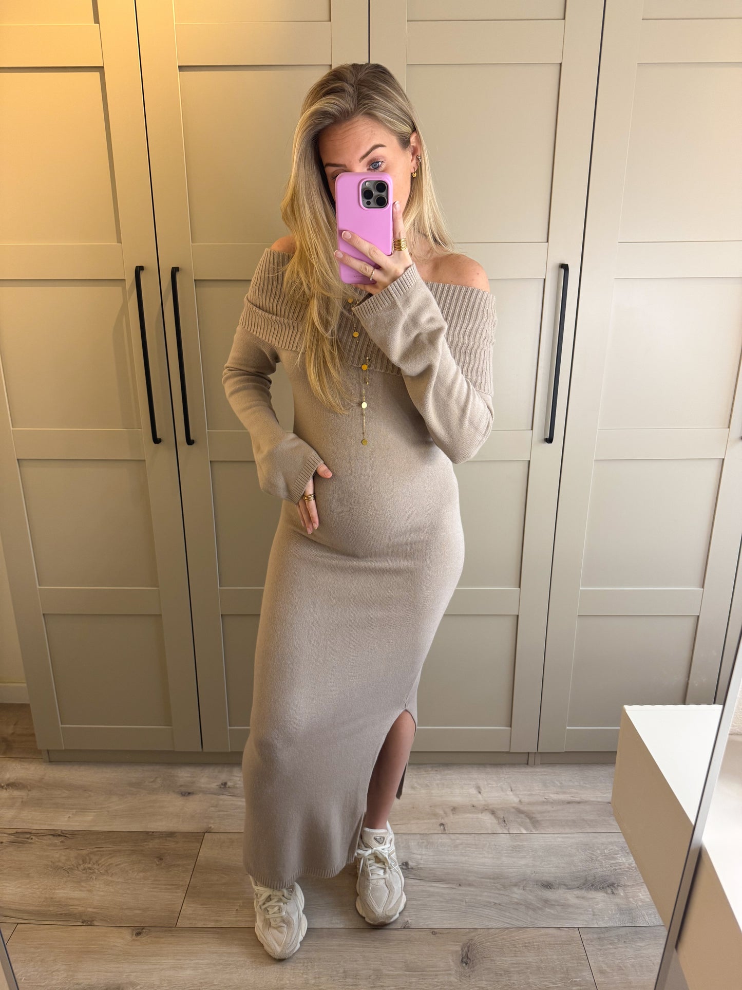 Jurk | Lotte | Beige
