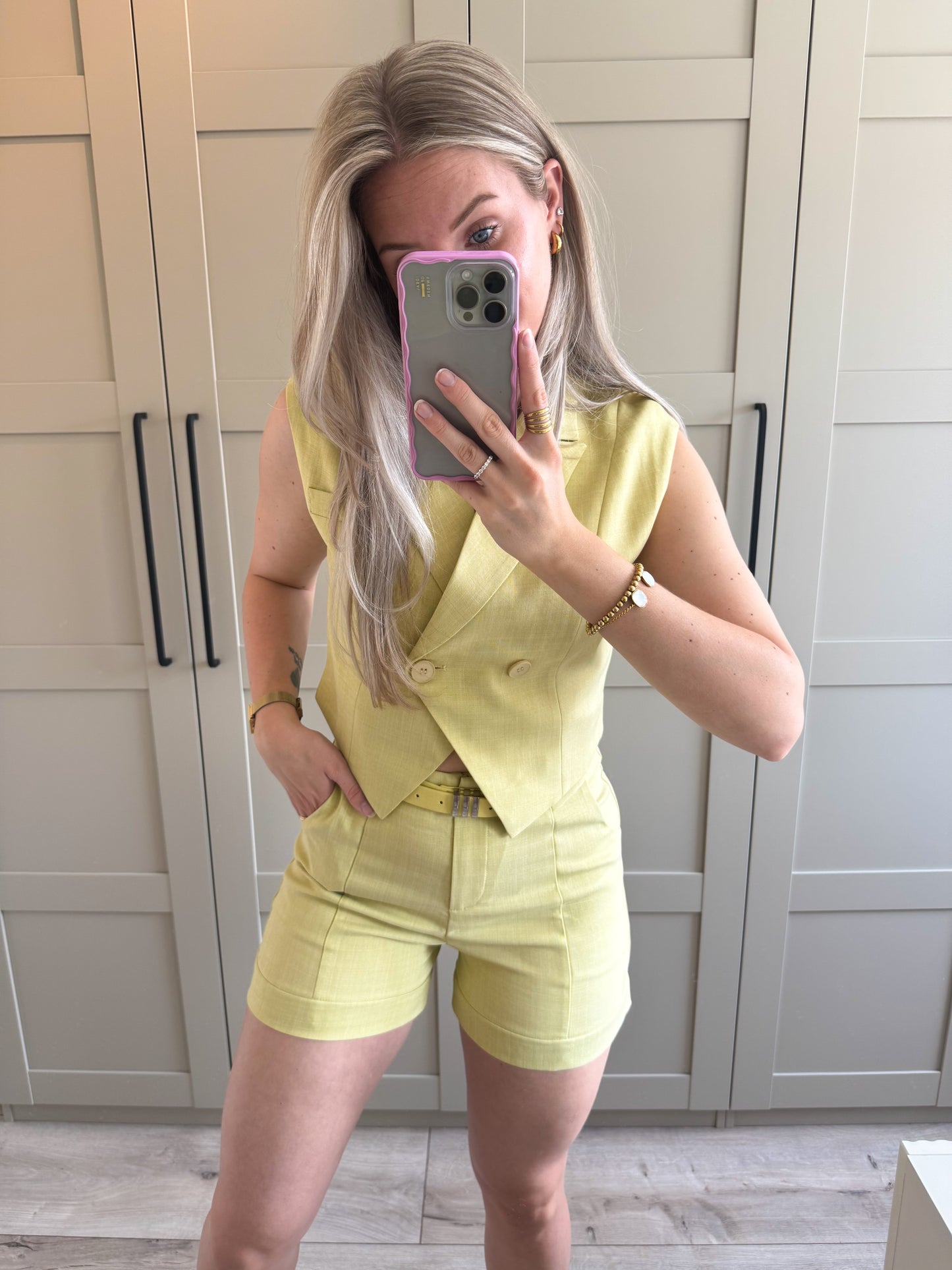 Short | Noor | Lime groen