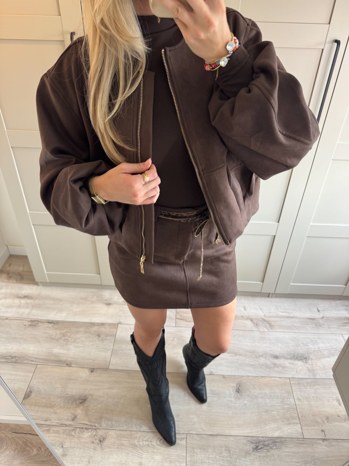 Jacket | Gayle | Bruin suede