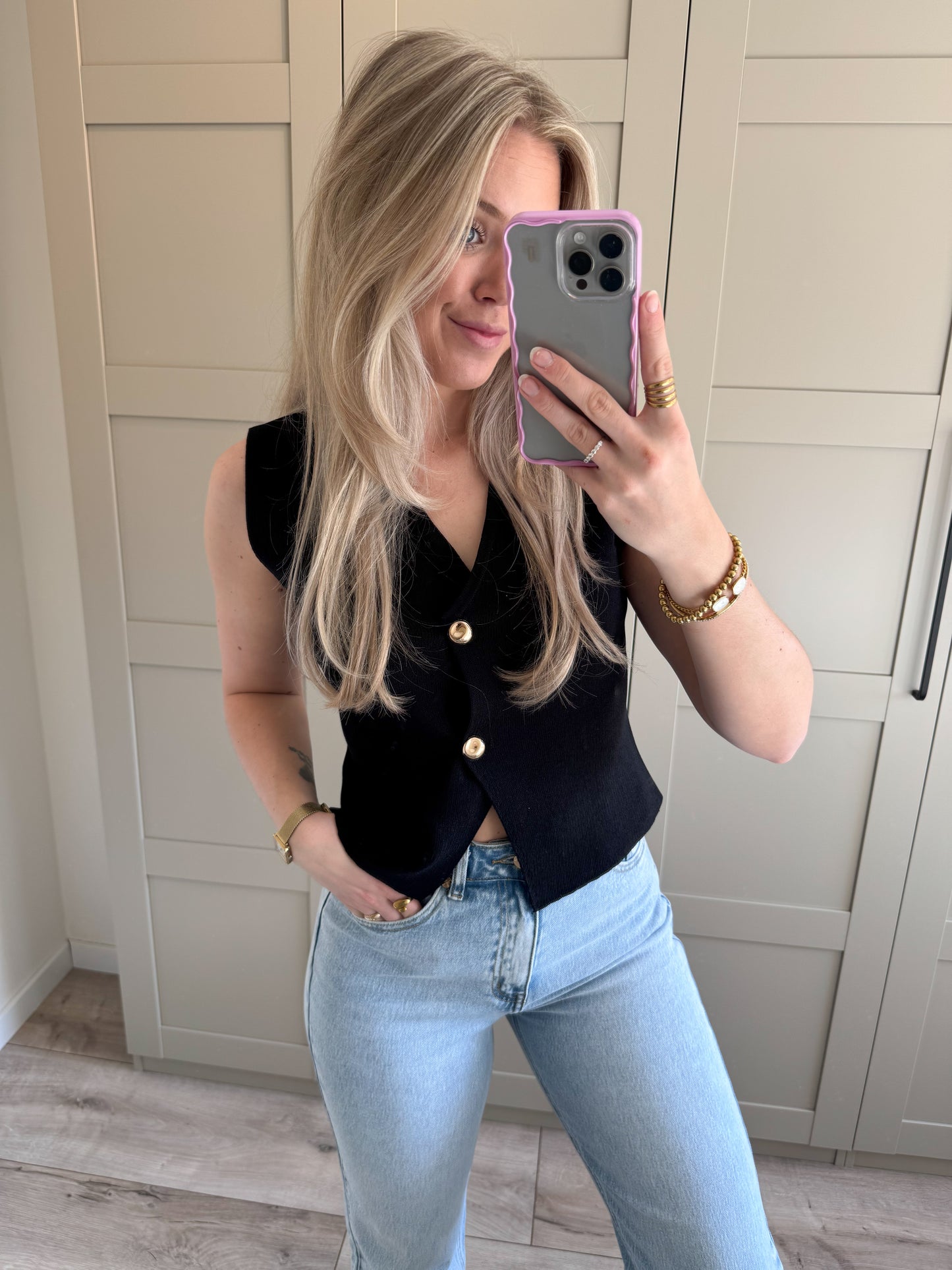 Gilet | Romee | Zwart