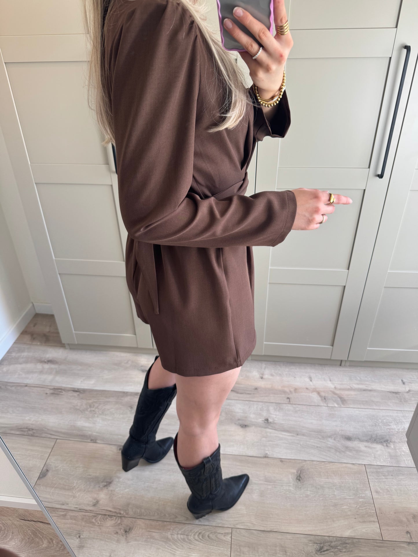 Playsuit | Rosa | Bruin