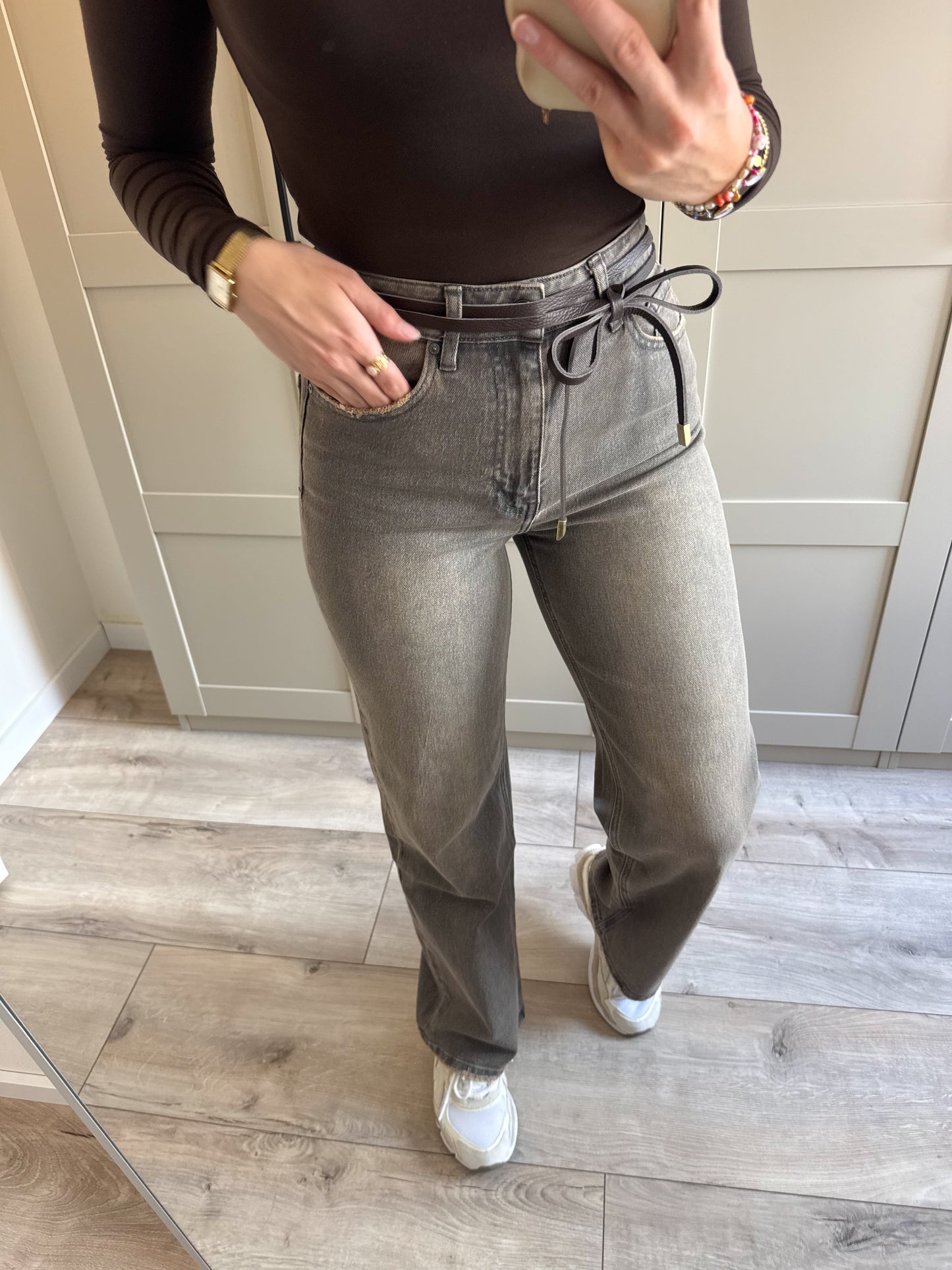 Riem | Lucia | Bruin leer