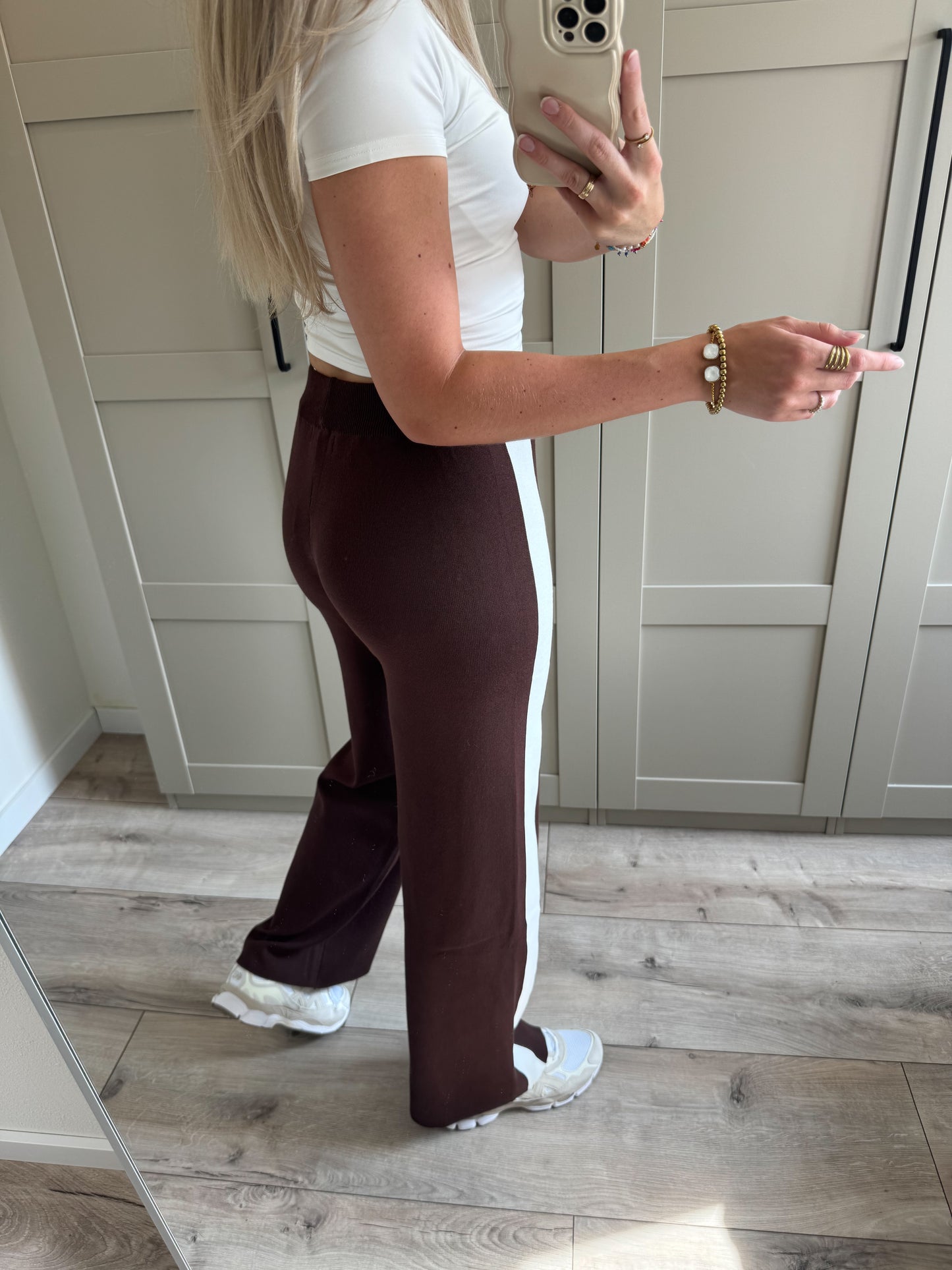 Wide leg jogging | Noor | Bruin