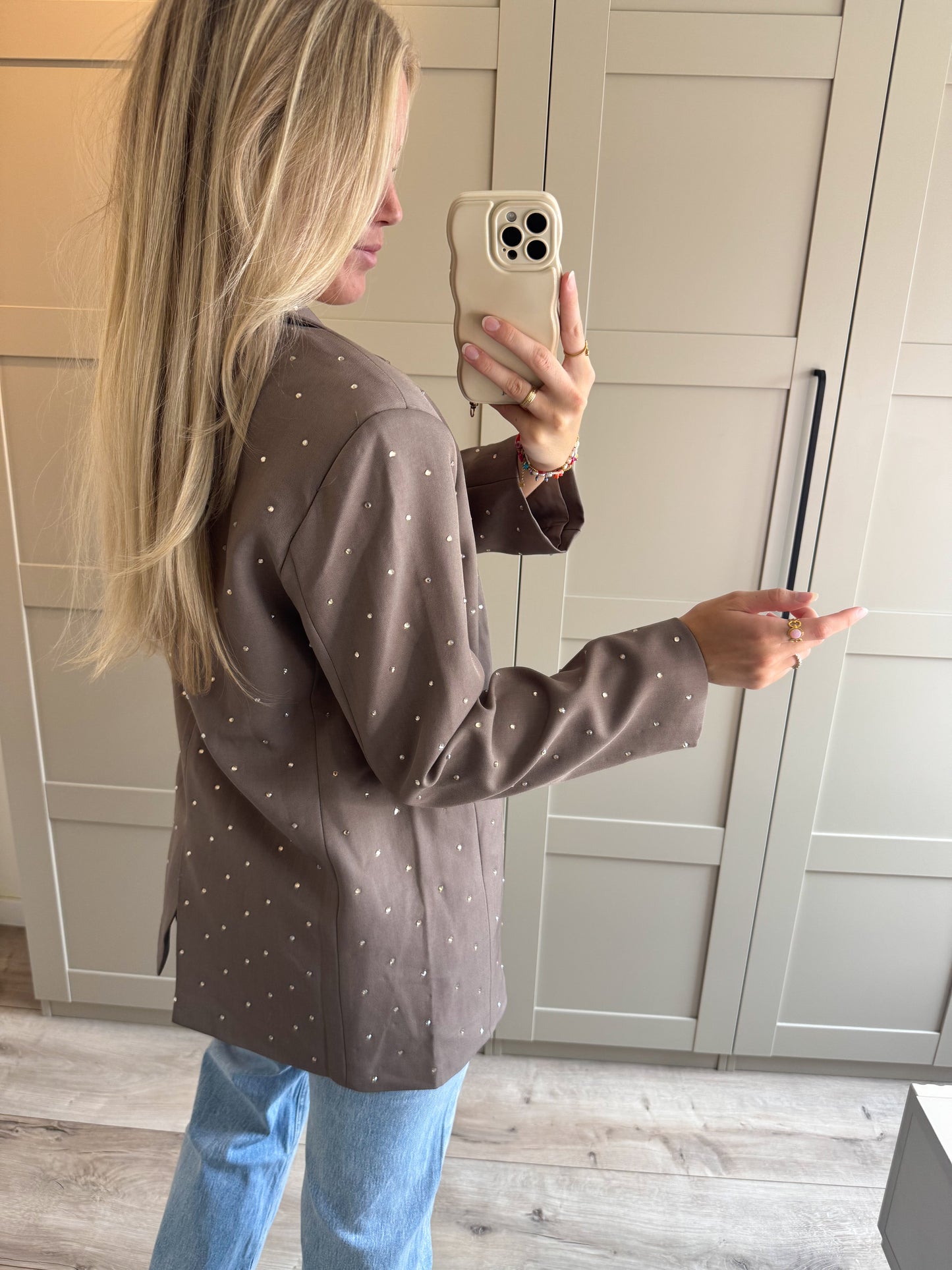 Oversized blazer | Loïs | Taupe