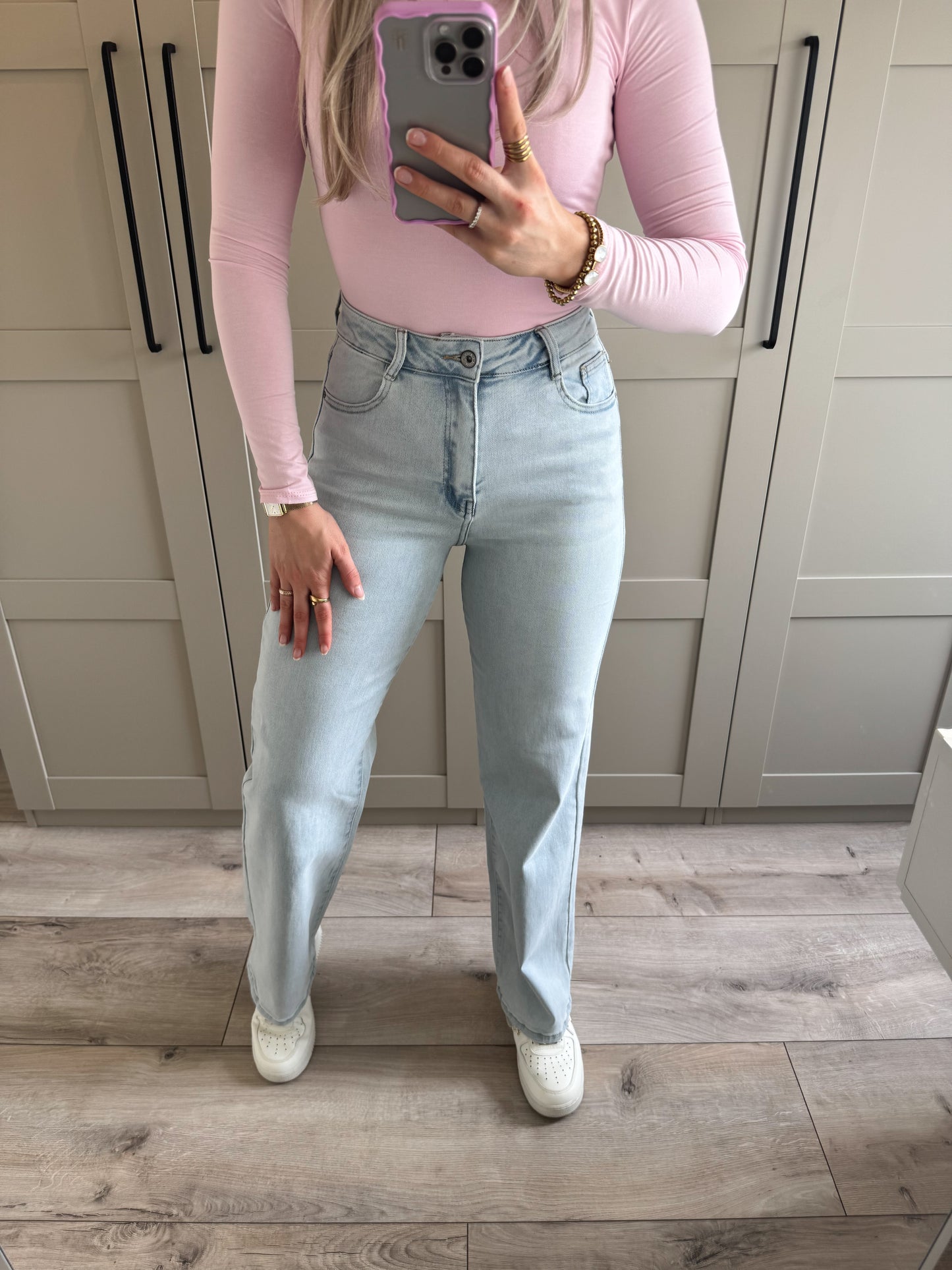 Wide leg jeans Tall | Helena | Licht denim