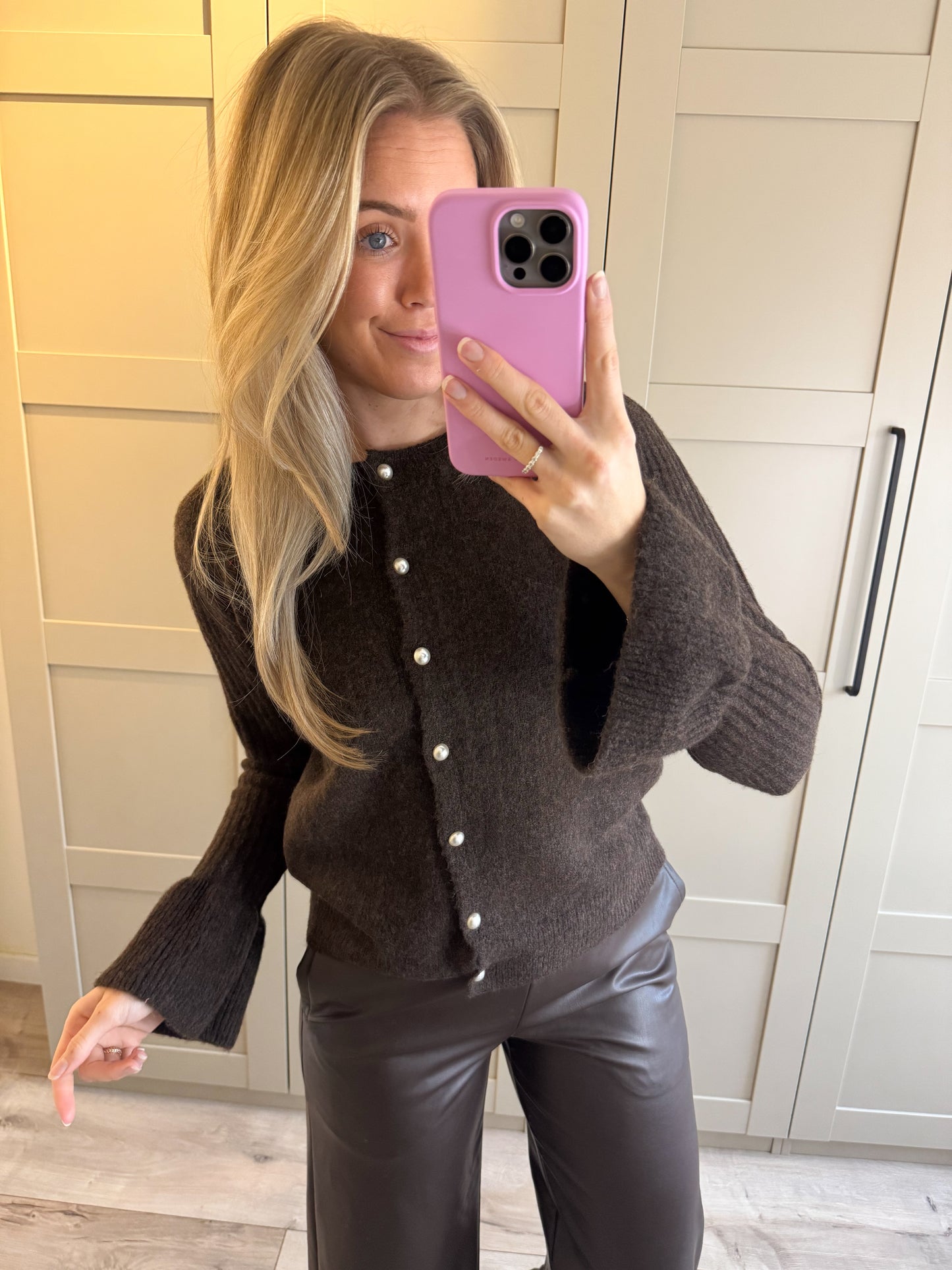 Vest | Macey | Donkerbruin