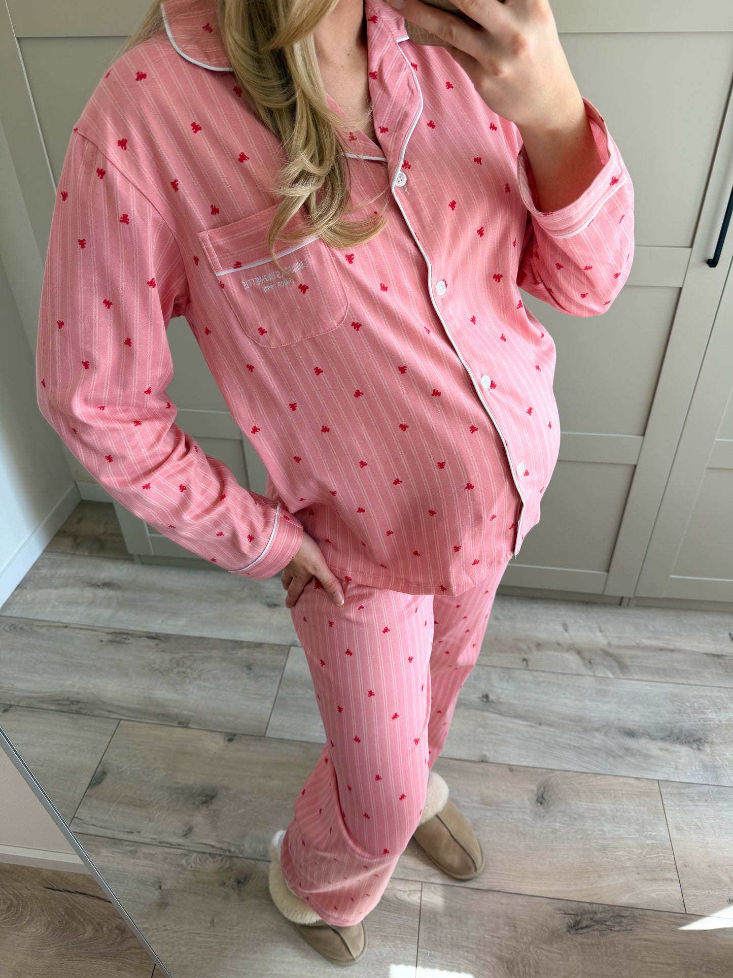 Pyjama set | Bears | Roze