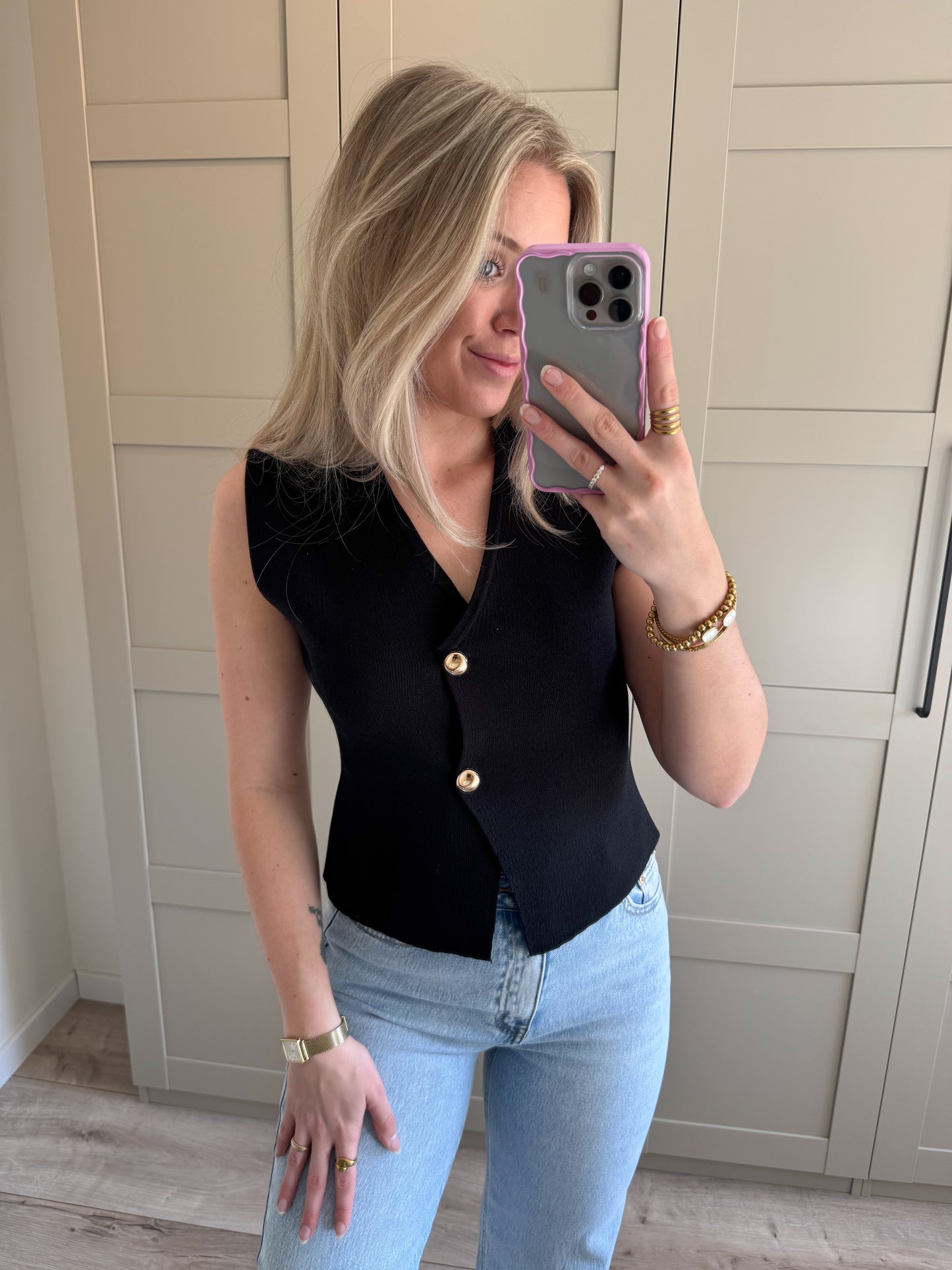 Gilet | Romee | Zwart