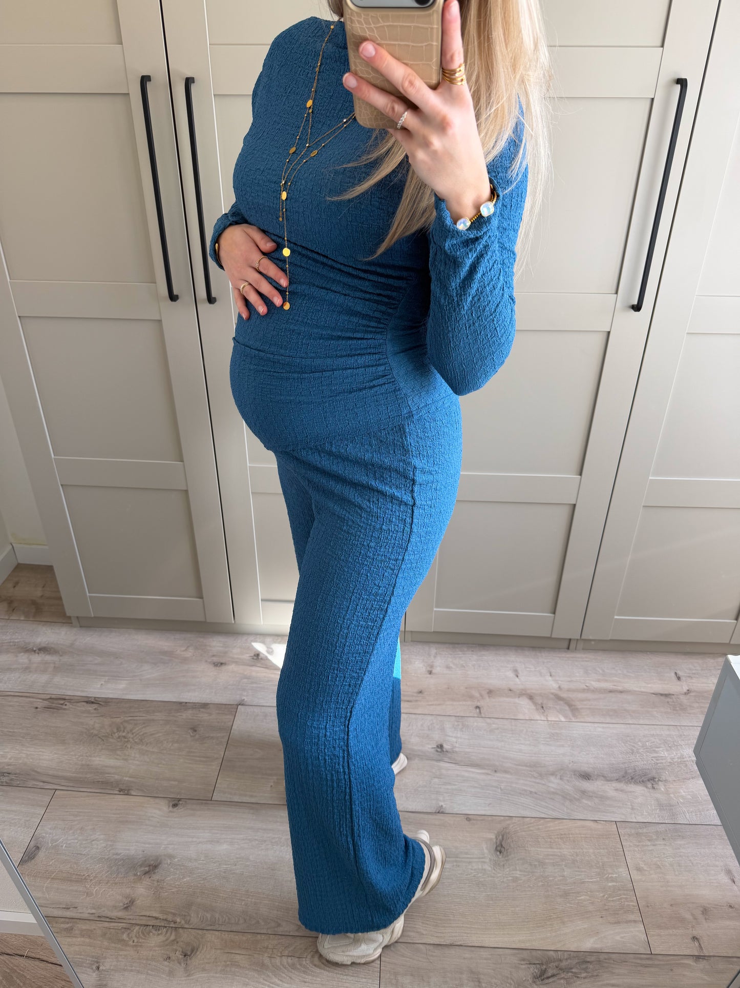 Set | Britney | Denim look blauw