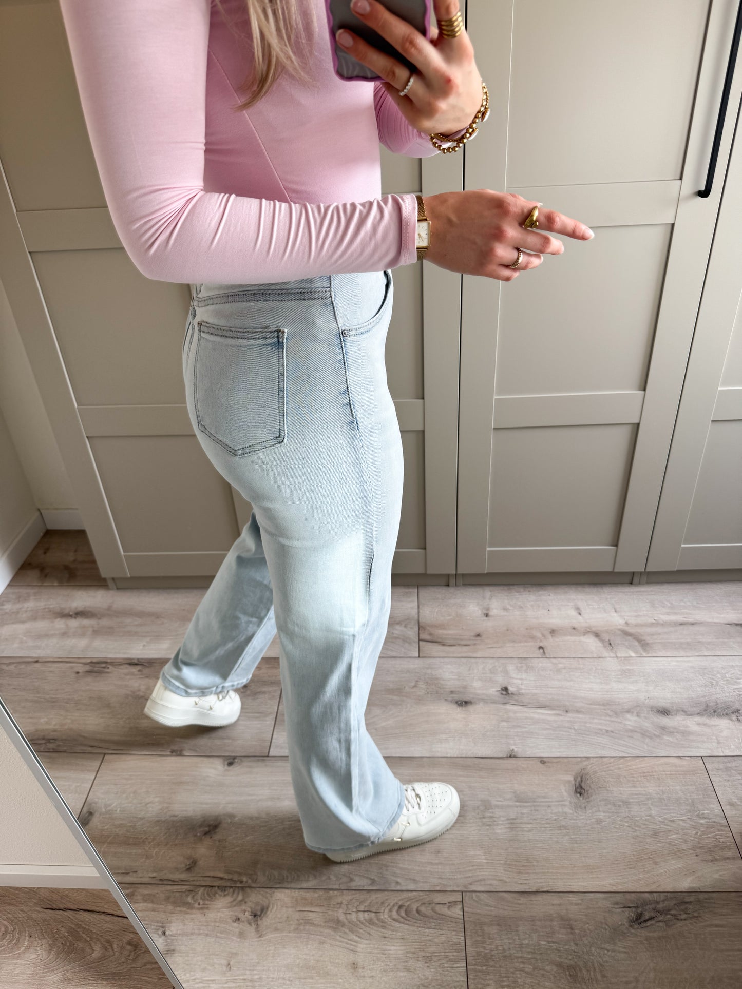 Wide leg jeans Tall | Helena | Licht denim