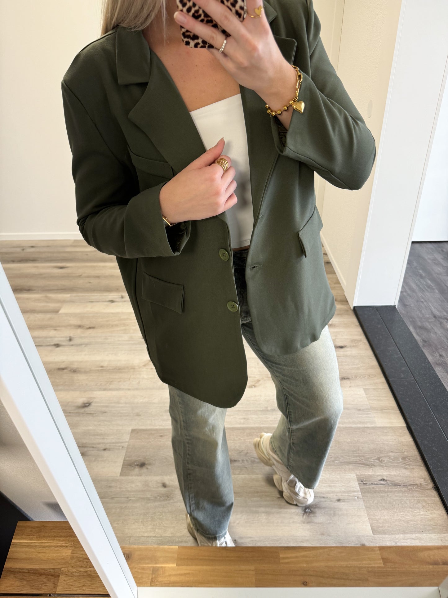 Blazer | Novi | Groen (overslag rug)