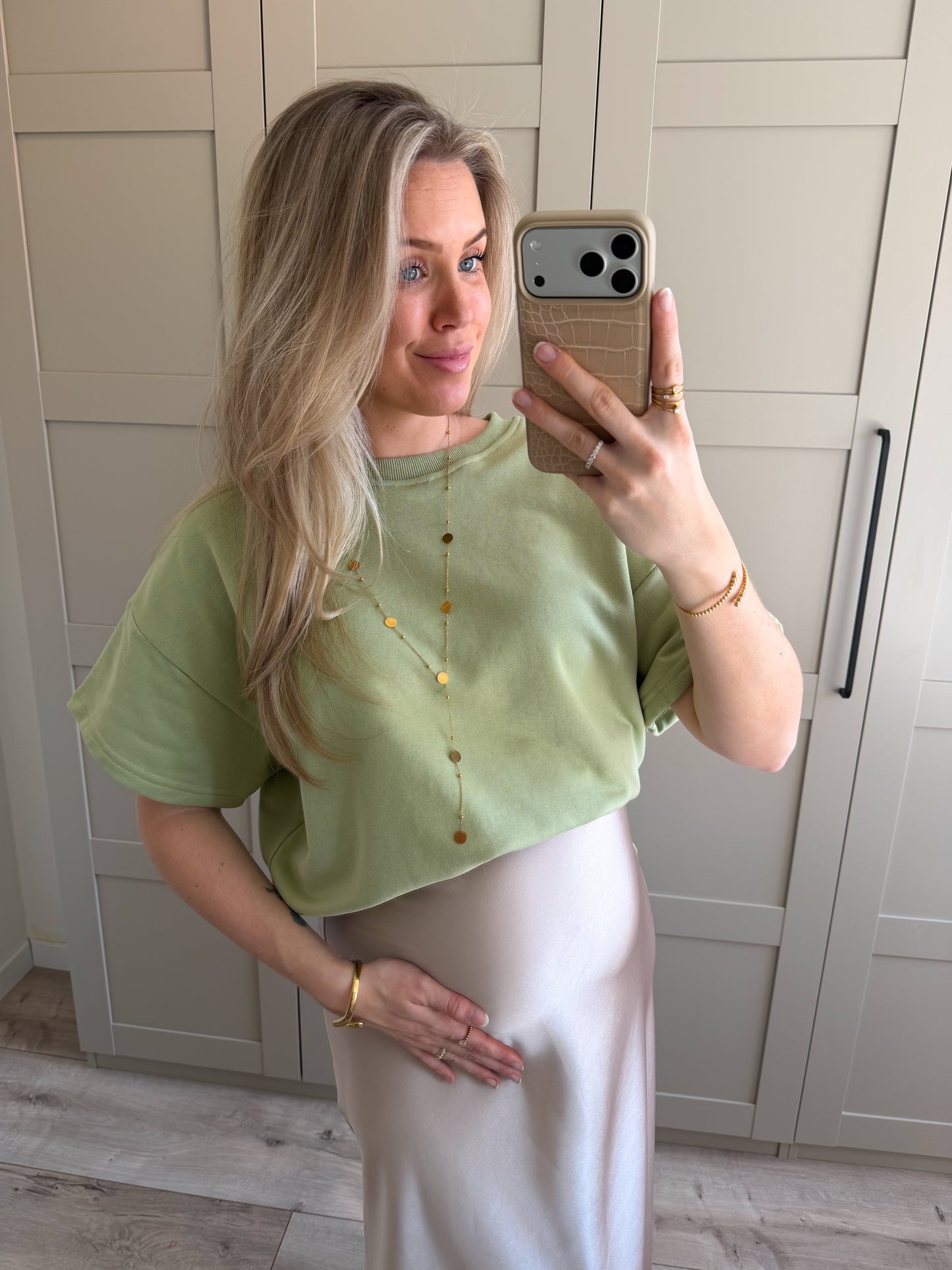 Top | Lise | Pistache groen