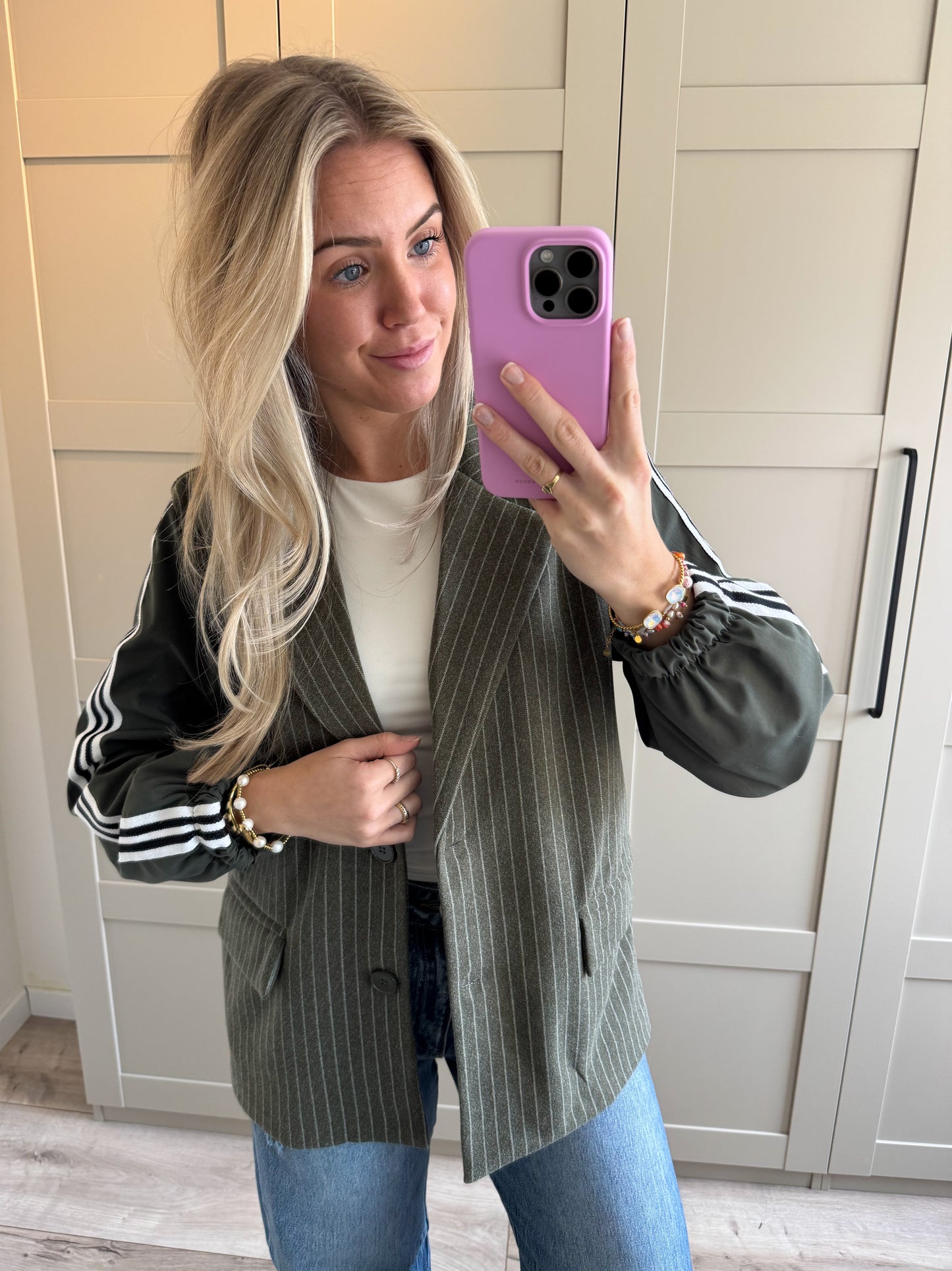 Blazer | Eva | Donkergroen