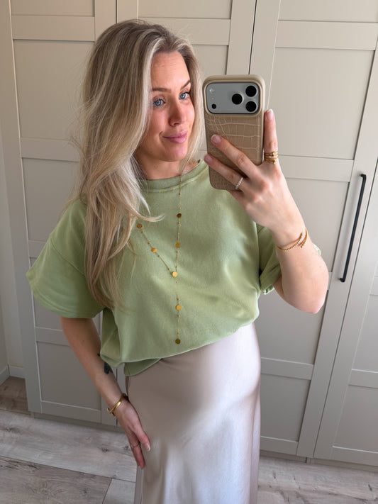 Top | Lise | Pistache groen