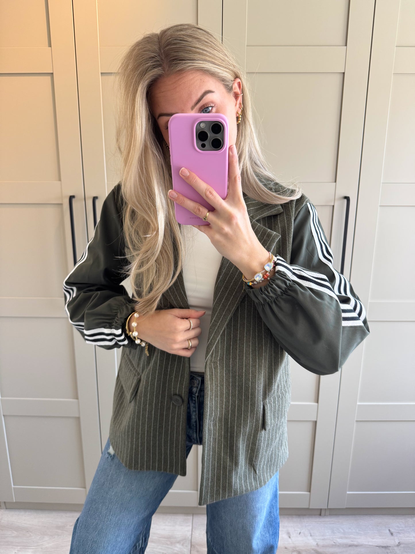 Blazer | Eva | Donkergroen