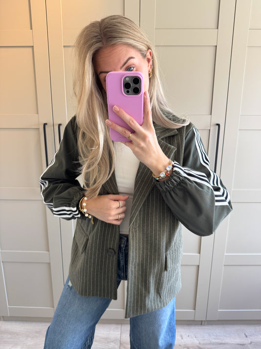 Blazer | Eva | Donkergroen