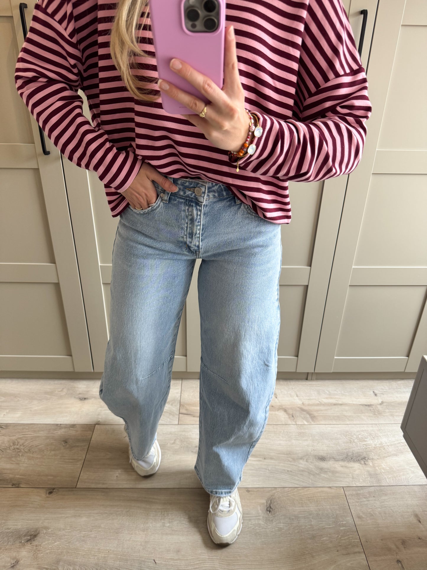 Baggy balloon jeans | Veerle | Licht denim