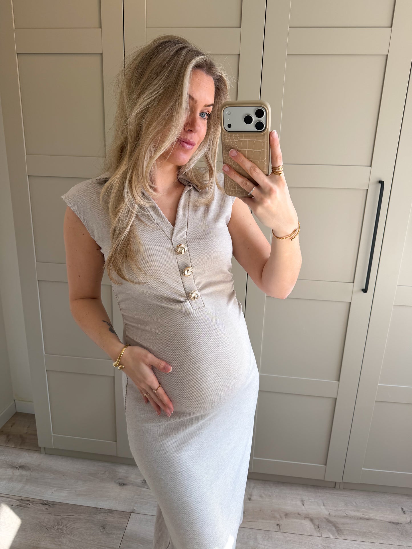 Jurk | Rosie | Beige