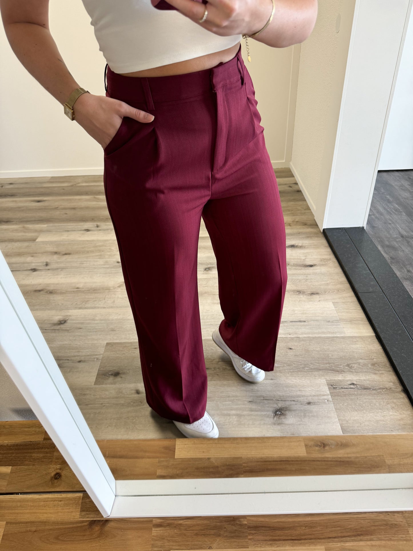 Pantalon | Charlie | Burgundy