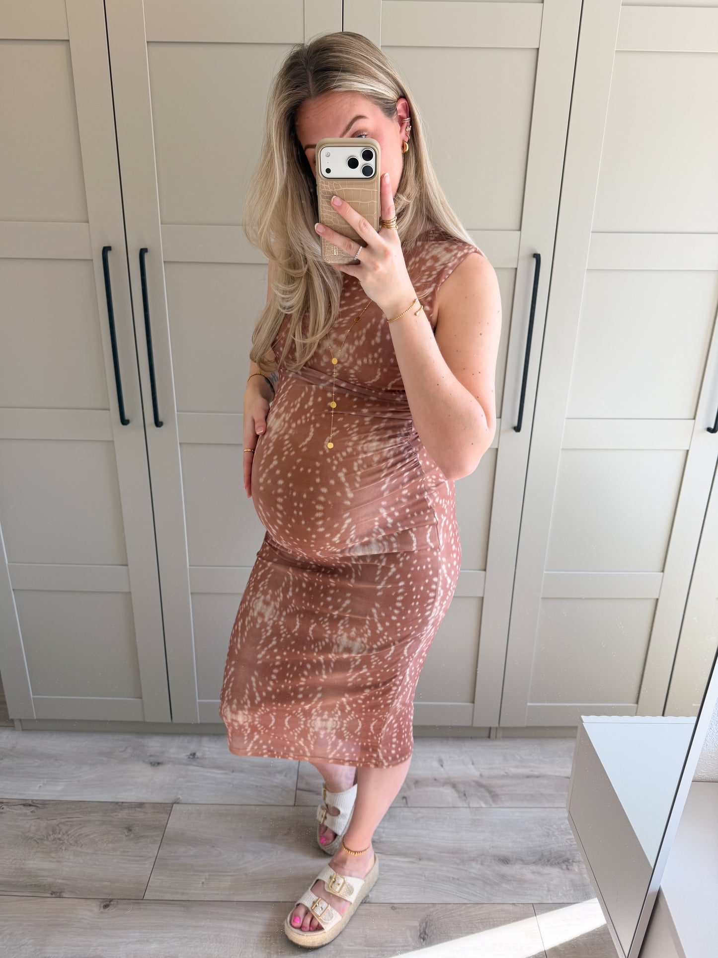 Jurk | Cato | Beige ecru