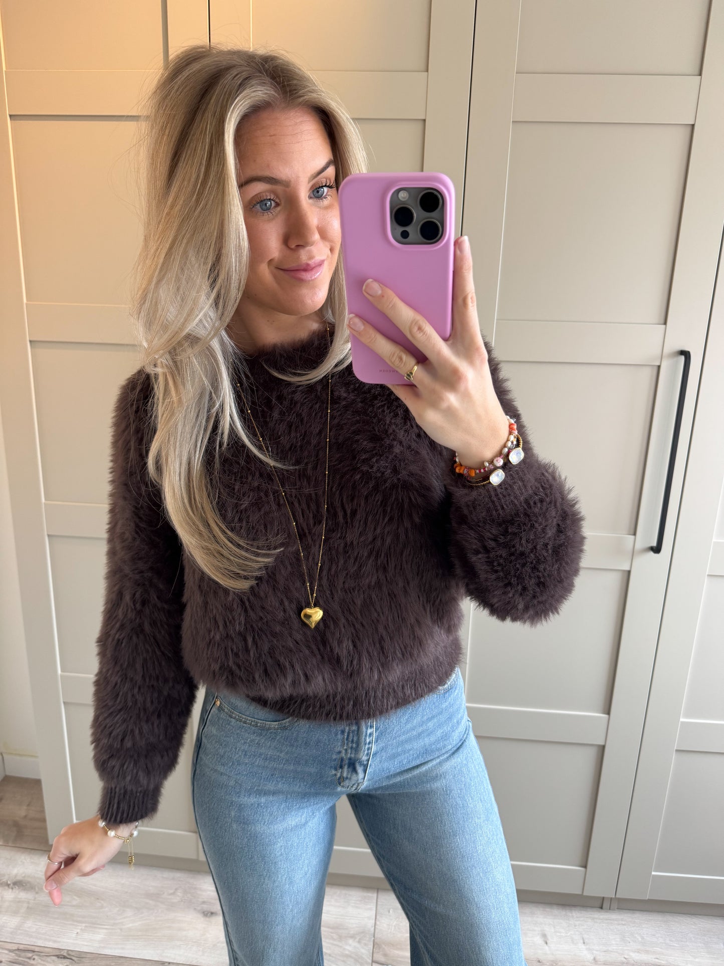 Trui | Fluffy | Bruin