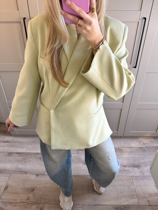 Blazer | Boxy | Mintgroen