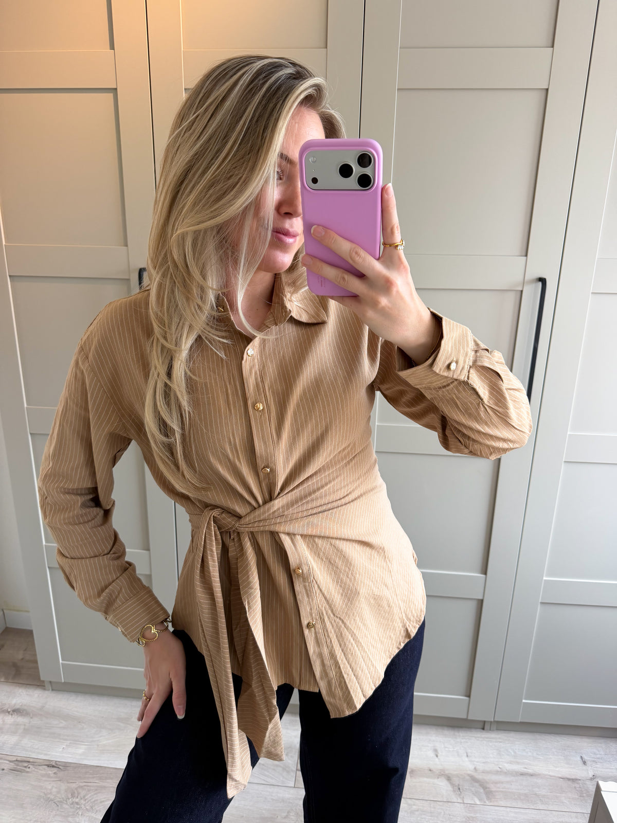Blouse | Fay | Camel