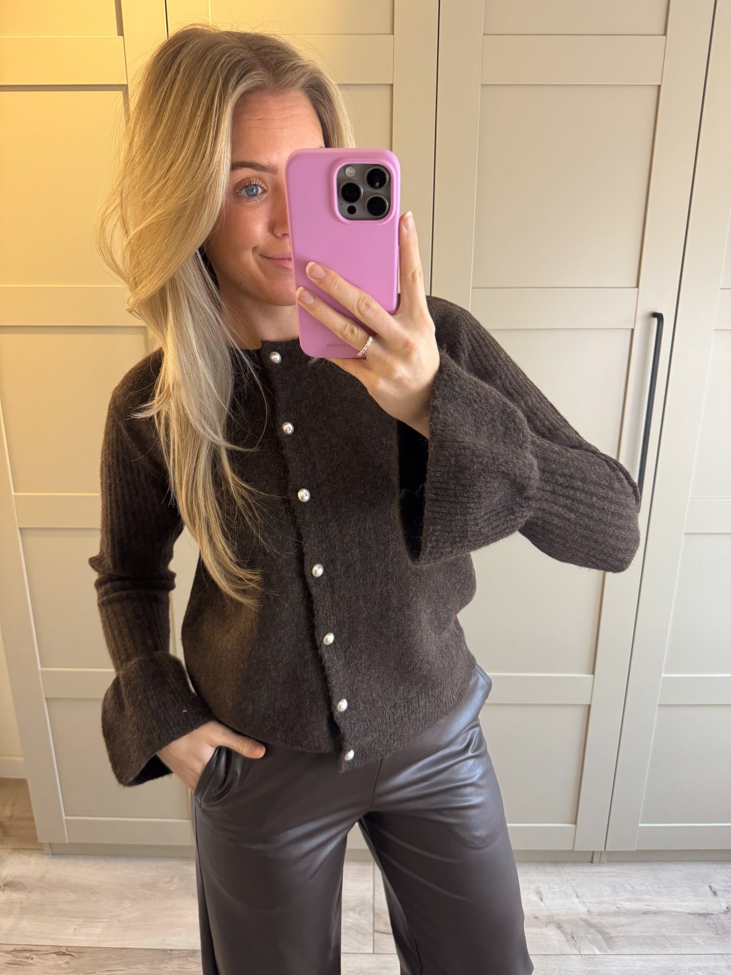 Vest | Macey | Donkerbruin