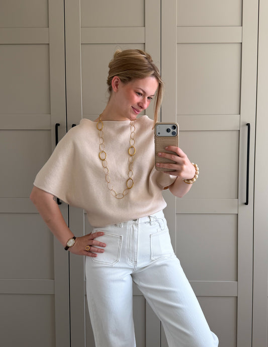 Top | Leanne | Beige