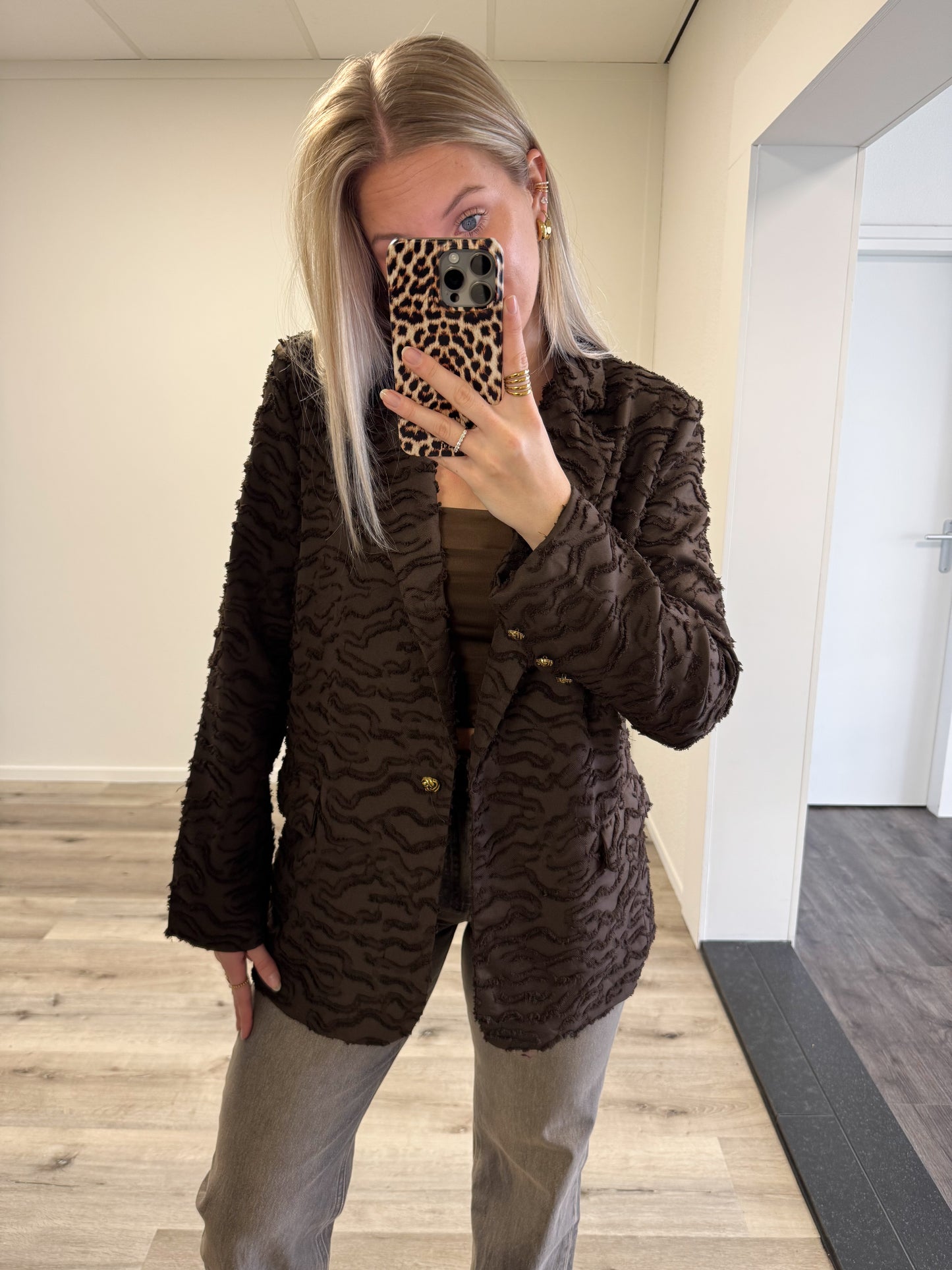 Blazer | Lizzy | Donkerbruin