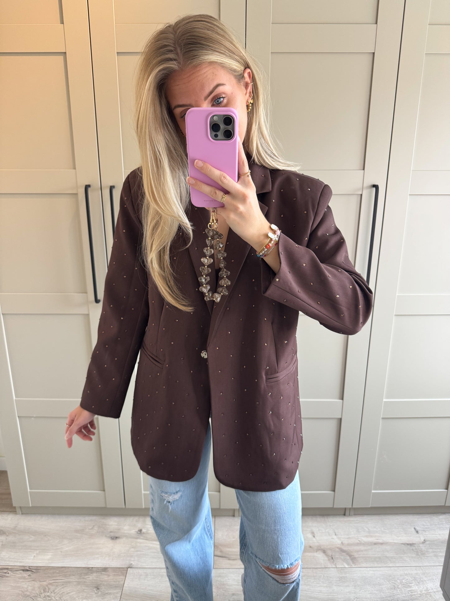 Oversized blazer | Loïs | Bruin