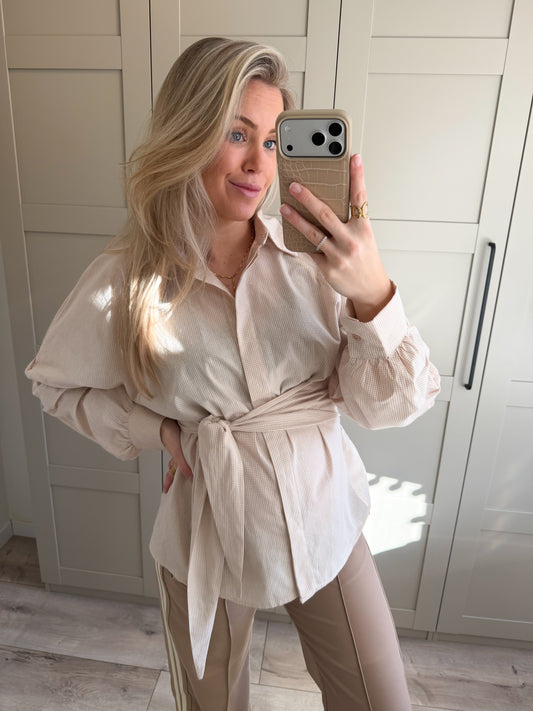 Blouse | Hanna | Beige