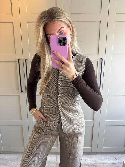 Gilet | Sabrina | Geruit