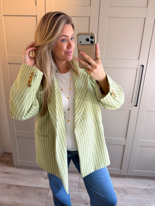 Blazer | Boxy | Neon groen