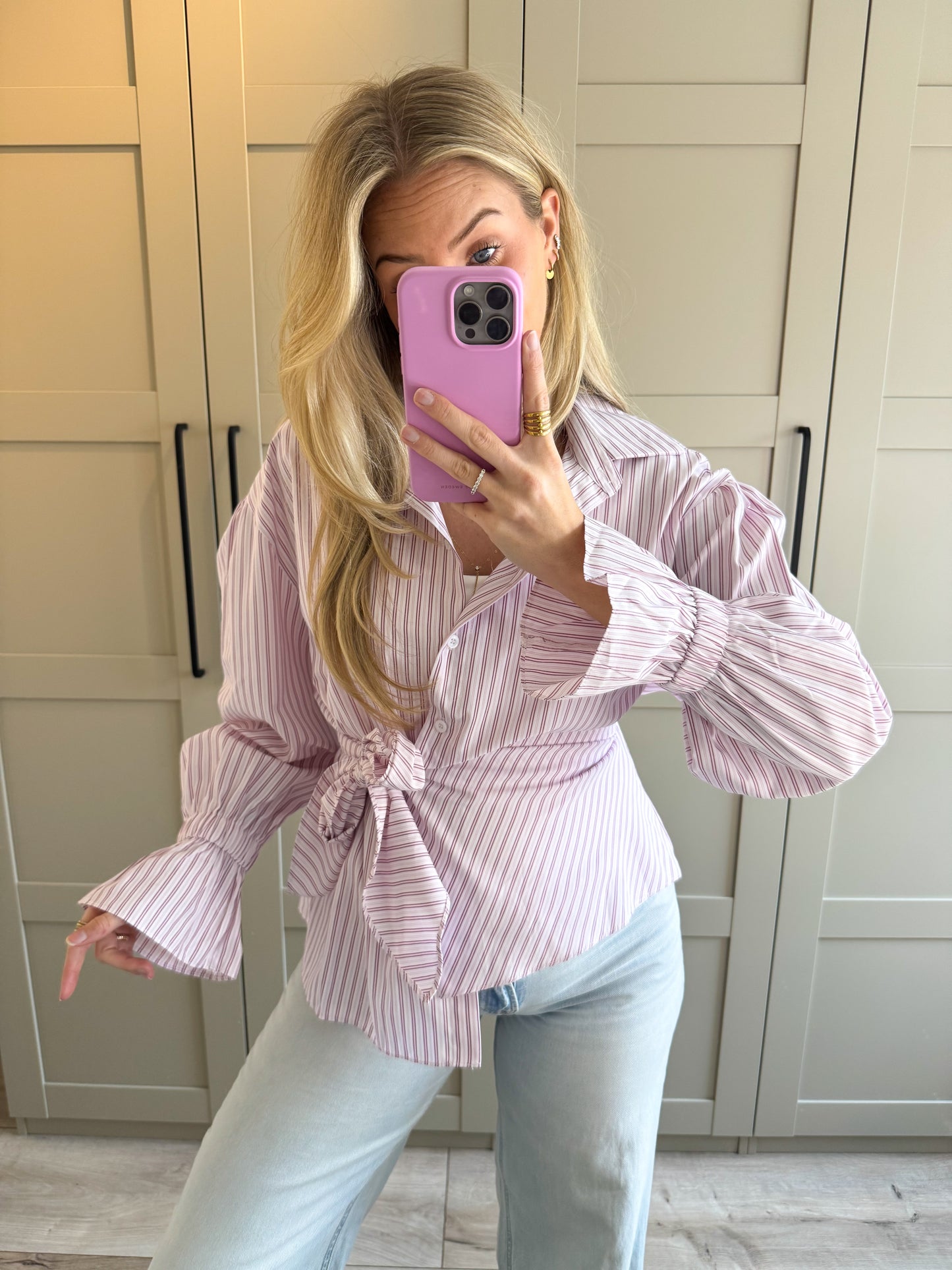 Blouse | Eveline | Roze Lila