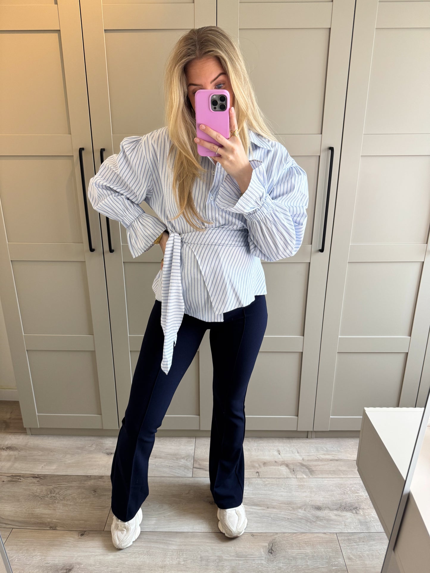 Blouse | Eveline | Blauw