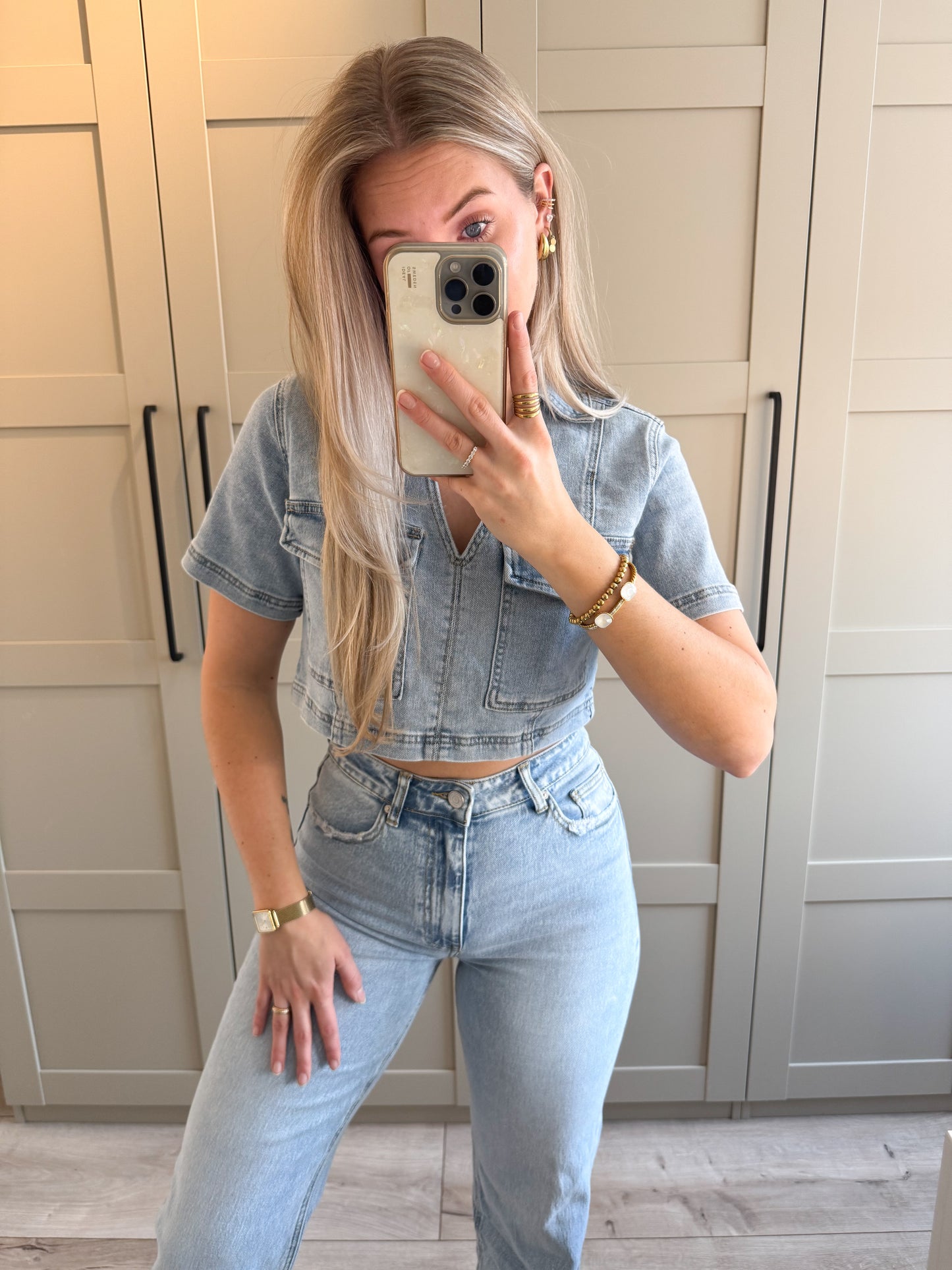 Top | Elena | Denim