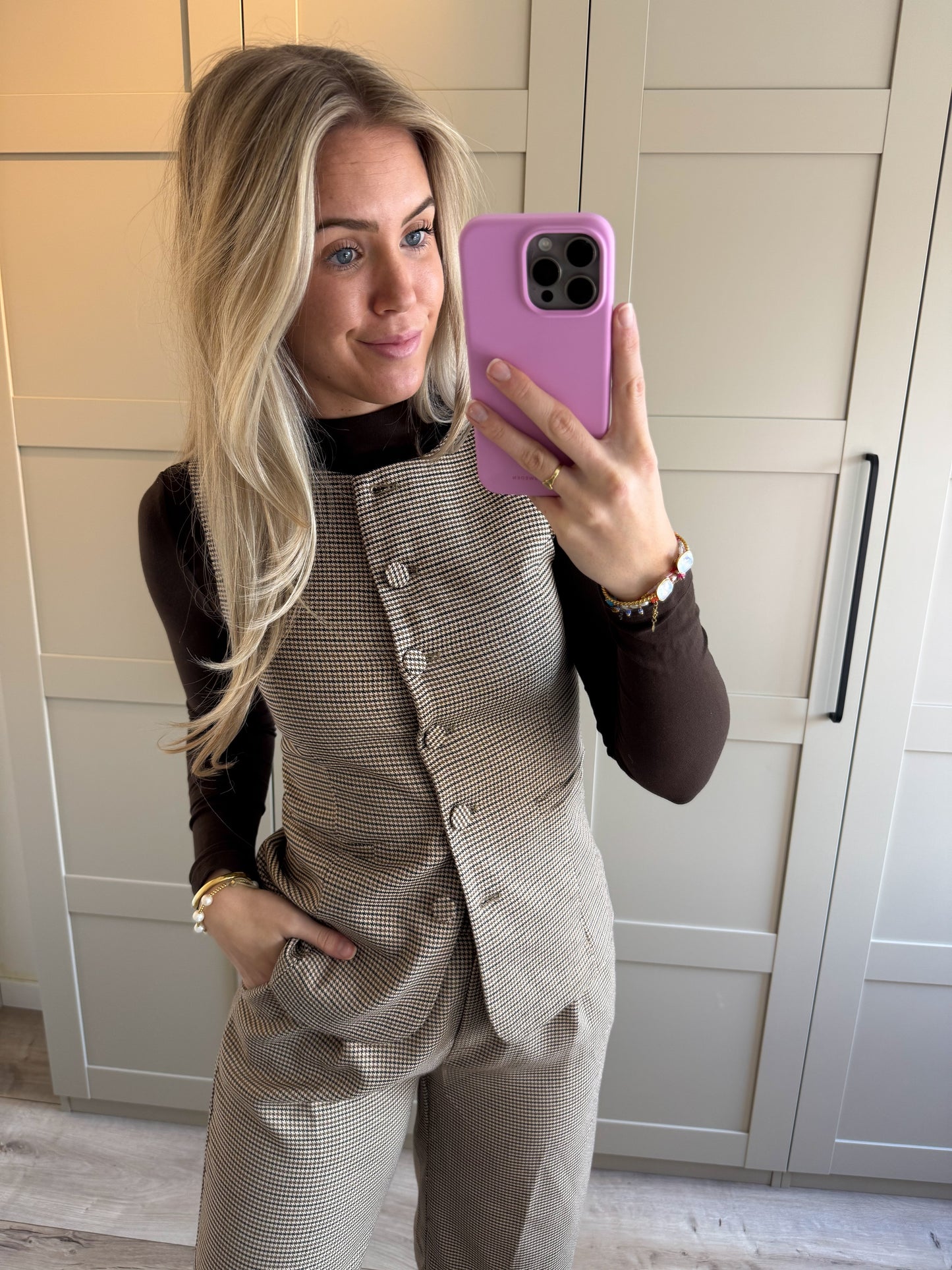 Gilet | Sabrina | Geruit