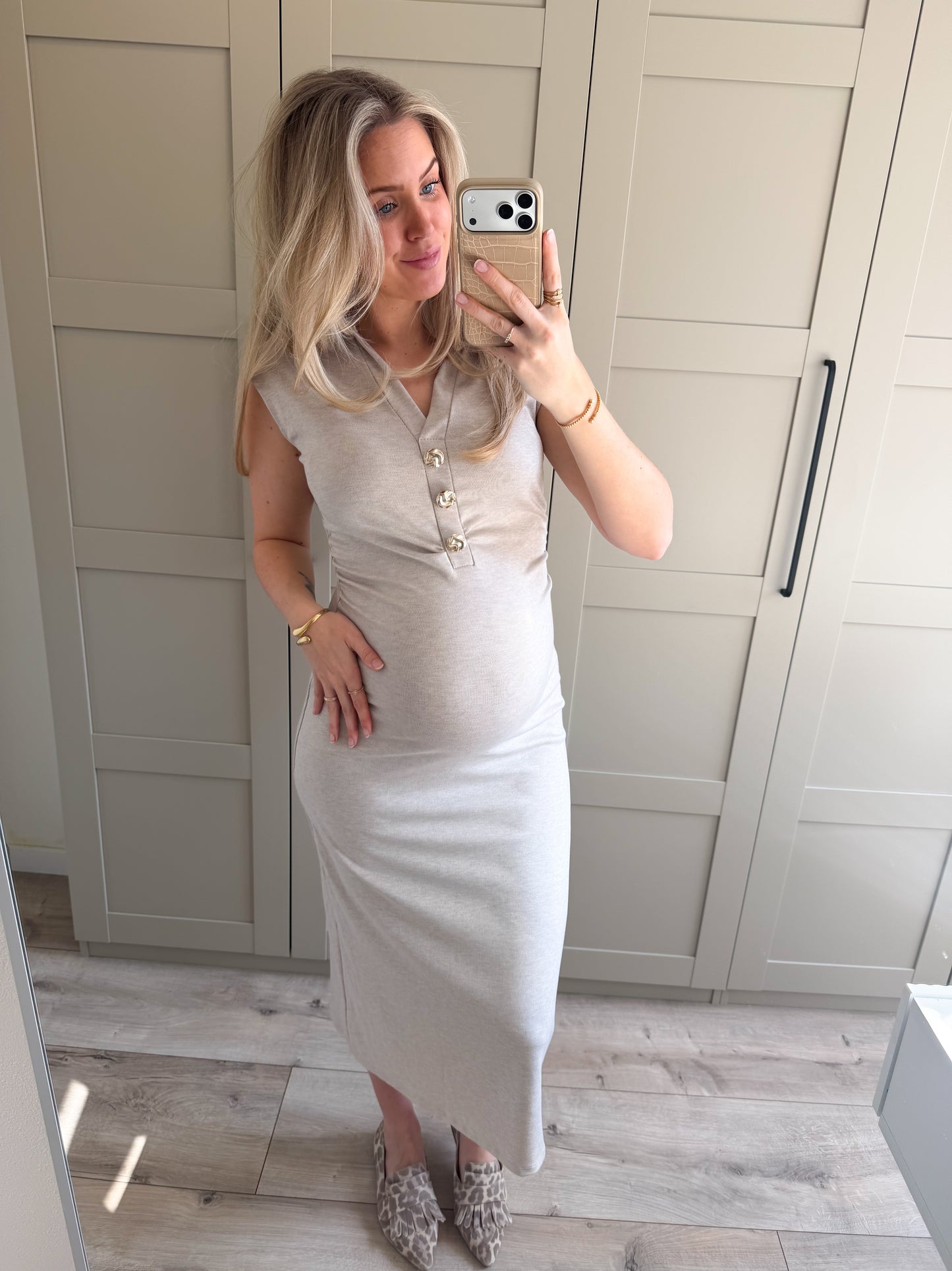 Jurk | Rosie | Beige