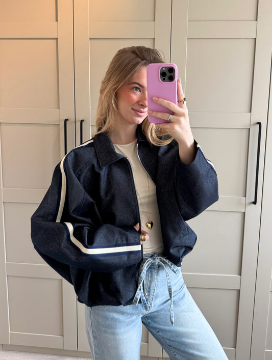 Oversized jacket | Myra | Denim look