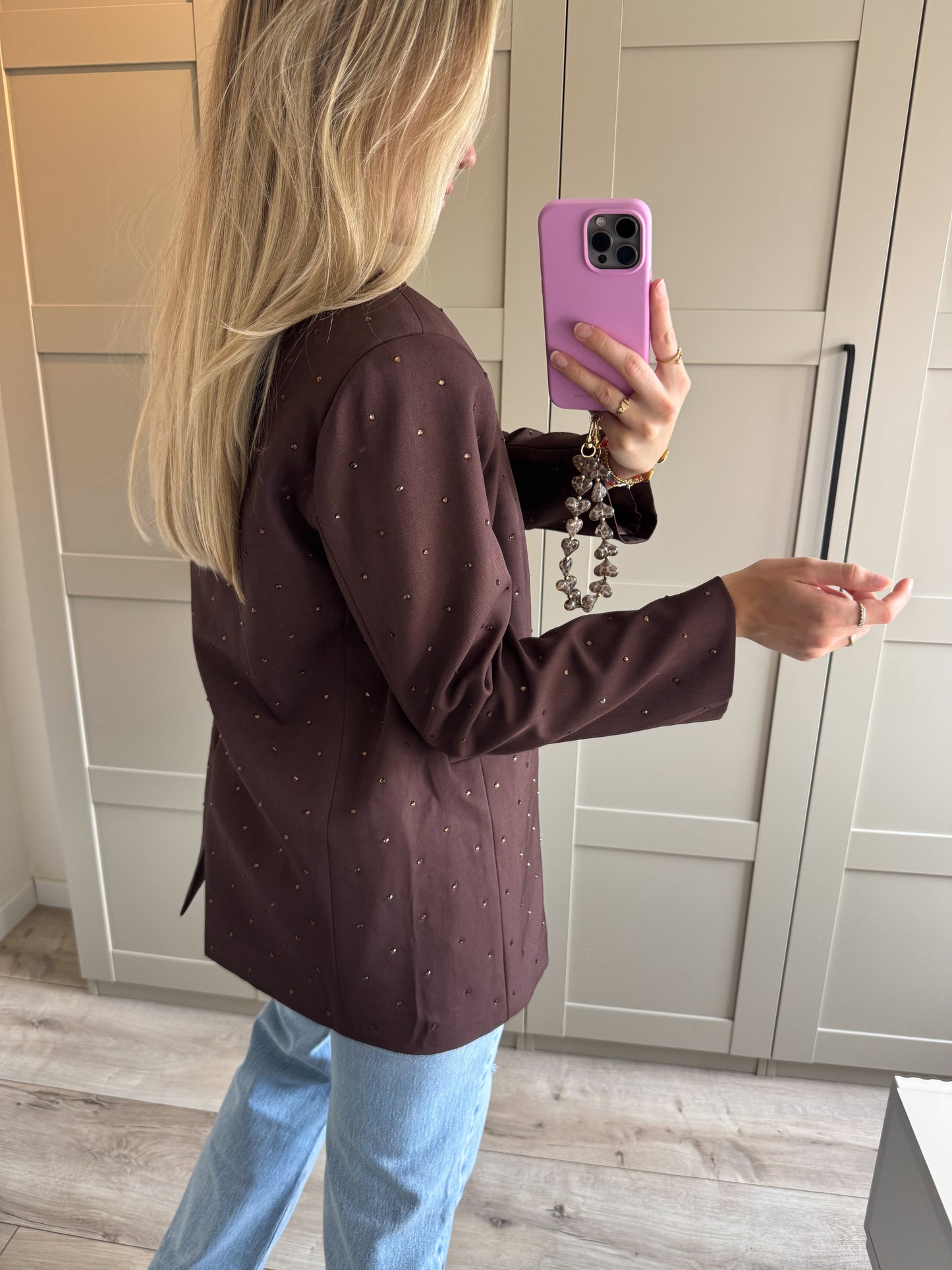 Oversized blazer | Loïs | Bruin