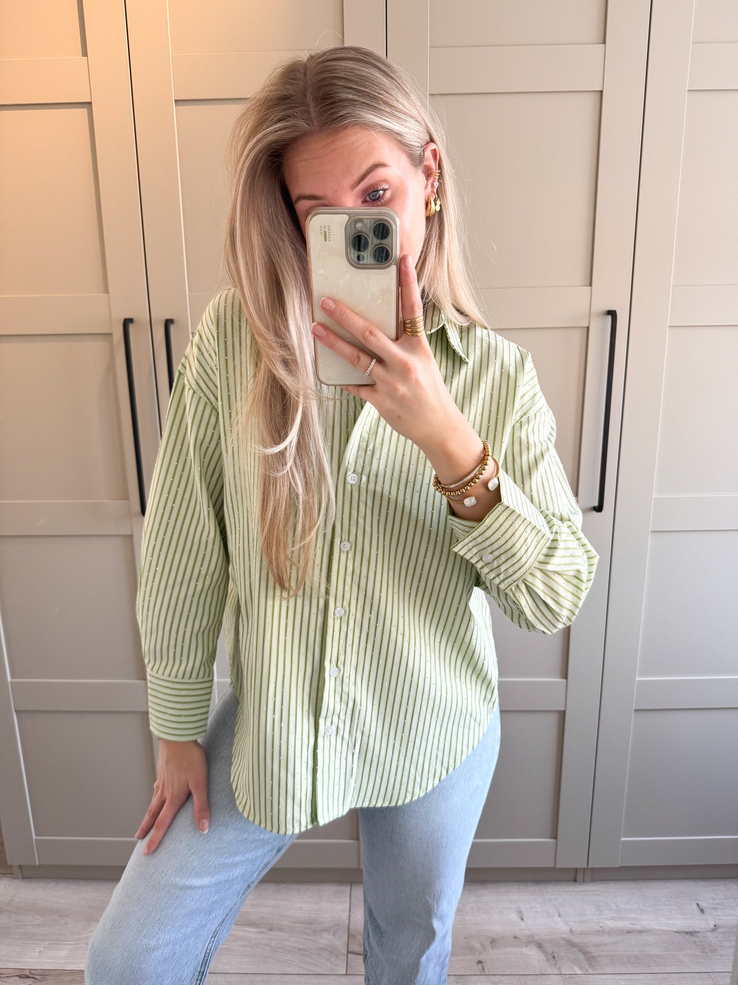 Blouse | Mira | Groen